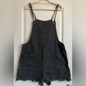 Aerie Denim Shortalls
